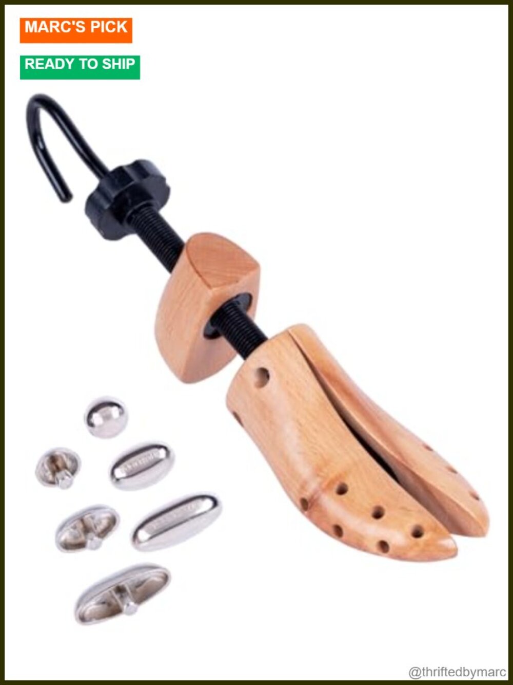 Hardwood 2-Way Shoe Stretcher Length & Width Expander Unisex